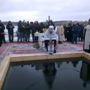 Крещение. Карловское водохранилище.