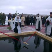 Крещение. Карловское водохранилище.