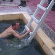 Крещение. Карловское водохранилище.